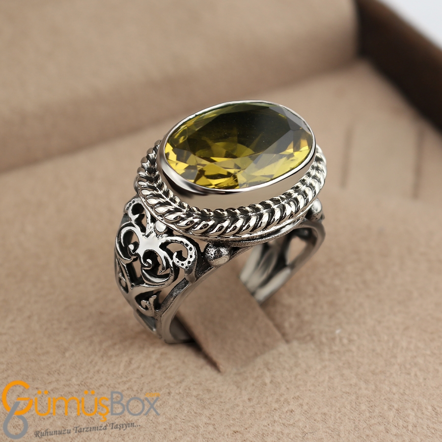 ORTAMA GÖRE RENK DEĞİŞTİREN ZULTANİT TAŞLI ERKEK GÜMÜŞ