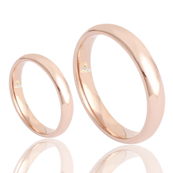 Lovering - 316L Garantili Klasik Çelik Alyans