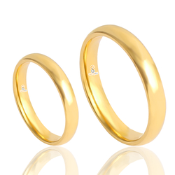 Lovering - 316L Garantili Klasik Çelik Alyans