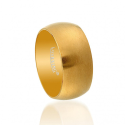 Gumusbox - ALTIN YALDIZLI TEK ERKEK ÇELİK ALYANS