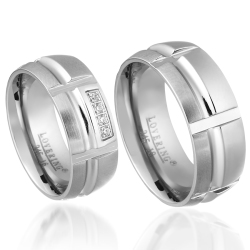 Lovering - Çelik Çift Alyans