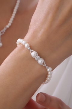 Gumusbox - DOĞAL İNCİ BİLEKLİK GB7103