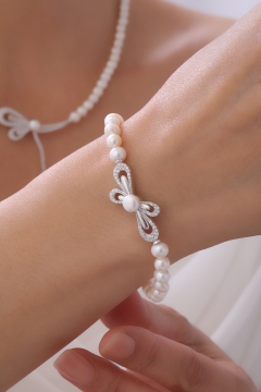 Gumusbox - DOĞAL İNCİ BİLEKLİK GB7110