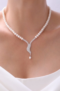  - DOĞAL İNCİ KOLYE GB7285