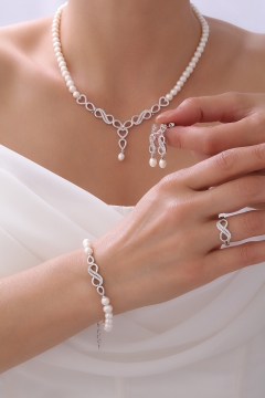 Gumusbox - DOĞAL İNCİ SET GB7007