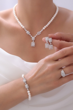 Gumusbox - DOĞAL İNCİ SET GB7014