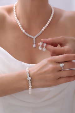 Gumusbox - DOĞAL İNCİ SET GB7018