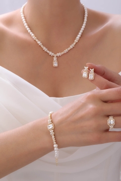 Gumusbox - DOĞAL İNCİ SET GB7028