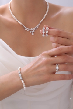 Gumusbox - DOĞAL İNCİ SET GB7030