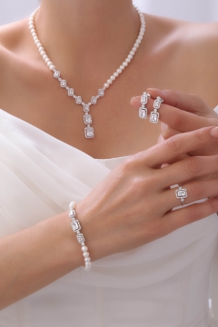 Gumusbox - DOĞAL İNCİ SET GB7039