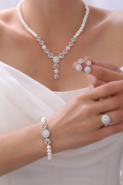 Gumusbox - DOĞAL İNCİ SET GB7043