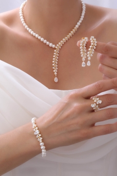 Gumusbox - DOĞAL İNCİ SET GB7047