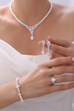 Gumusbox - DOĞAL İNCİ SET GB7048