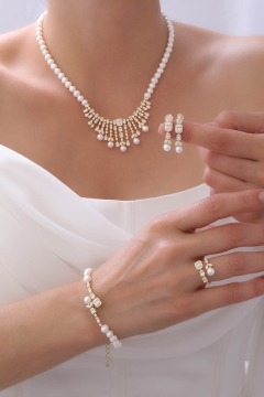 Gumusbox - DOĞAL İNCİ SET GB7050