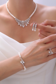 Gumusbox - DOĞAL İNCİ SET GB7078