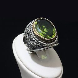 Gumusbox - EL İŞÇİLİĞİ RENK DEĞİŞTİREN ZULTANİT TAŞLI GÜMÜŞ YÜZÜK