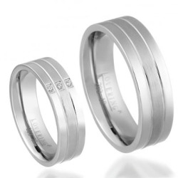 Lovering - LOVERİNG 316L GARANTİLİ ÇELİK ÇİFT ALYANS