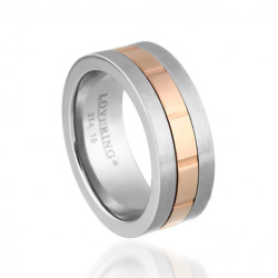 Lovering - LOVERİNG 316L GARANTİLİ BAYAN ÇELİK ALYANS
