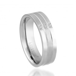 Lovering - LOVERİNG 316L GARANTİLİ BAYAN ÇELİK ALYANS