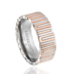 Lovering - LOVERİNG 316L GARANTİLİ BAYAN ÇELİK ALYANS