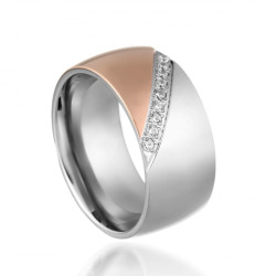 Lovering - LOVERİNG 316L GARANTİLİ BAYAN ÇELİK ALYANS