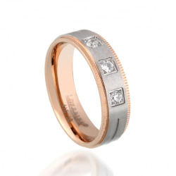 Lovering - LOVERİNG 316L GARANTİLİ BAYAN ÇELİK ALYANS