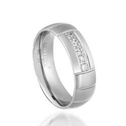 Lovering - LOVERİNG 316L GARANTİLİ BAYAN ÇELİK ALYANS