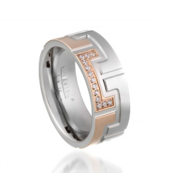 Lovering - LOVERİNG 316L GARANTİLİ BAYAN ÇELİK ALYANS