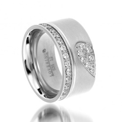 Lovering - LOVERİNG 316L GARANTİLİ BAYAN ÇELİK ALYANS