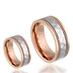 Lovering - LOVERİNG 316L GARANTİLİ ÇELİK ÇİFT ALYANS