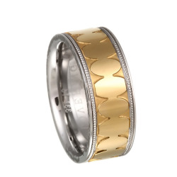 Lovering - LOVERİNG 316L GARANTİLİ ERKEK ÇELİK ALYANS