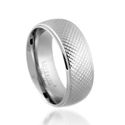 Lovering - LOVERİNG 316L GARANTİLİ ERKEK ÇELİK ALYANS