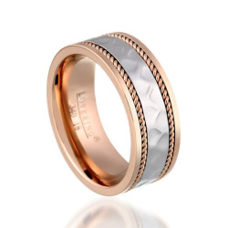 Lovering - LOVERİNG 316L GARANTİLİ ERKEK ÇELİK ALYANS