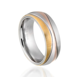 Lovering - LOVERİNG 316L GARANTİLİ ERKEK ÇELİK ALYANS