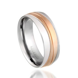 Lovering - LOVERİNG 316L GARANTİLİ ERKEK ÇELİK ALYANS