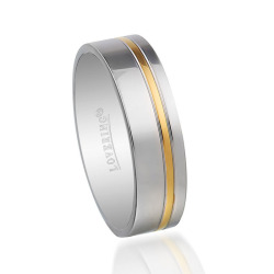 Lovering - LOVERİNG 316L GARANTİLİ ERKEK ÇELİK ALYANS