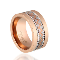 Lovering - LOVERİNG 316L GARANTİLİ ERKEK ÇELİK ALYANS