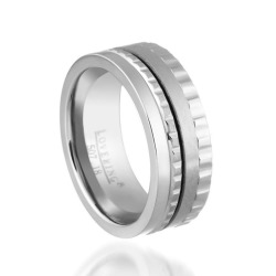 Lovering - LOVERİNG 316L GARANTİLİ ERKEK ÇELİK ALYANS