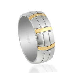 Lovering - LOVERİNG 316L GARANTİLİ ERKEK ÇELİK ALYANS