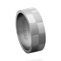 Lovering - LOVERİNG 316L GARANTİLİ ERKEK ÇELİK ALYANS