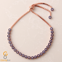 Gumusbox - Nazar Boncuğu Asansör Bayan Bileklik