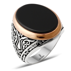 Gumusbox - ÖZEL TASARIM DOĞAL ONİKS TAŞLI GÜMÜŞ YÜZÜK