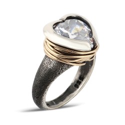 Gumusbox - ÖZEL TASARIM ZİRKON TAŞLI YÜZÜK