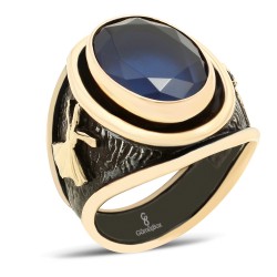 Gumusbox - PARLEMENT ZİRKON TAŞLI SEMAZEN FİGÜRLÜ YÜZÜK