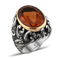 Gumusbox - Renk Değiştiren Zultanit Taşlı Gümüş Yüzük