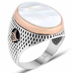 Gumusbox - SEDEF TAŞLI GÜMÜŞ YÜZÜK