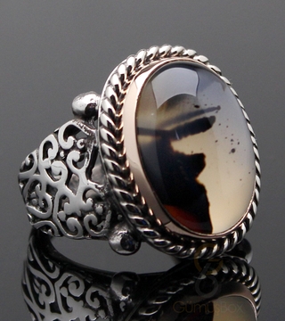 Gumusbox - Yemen Akik Taşlı Gümüş Yüzük