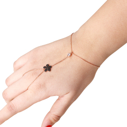 Gumusbox - ZİRKON TAŞLI ŞAHMARAN GÜMÜŞ BİLEKLİK