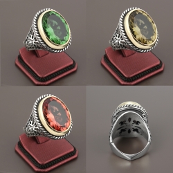 Gumusbox - ZULTANİT TAŞLI PATRON YÜZÜĞÜ